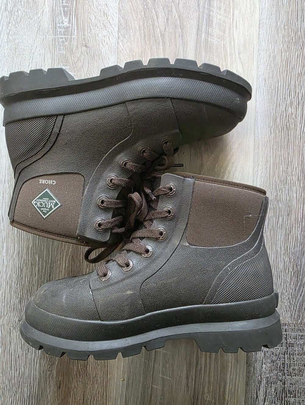 Womens Low Brown Muck Boot Company Chore Boot Size 7